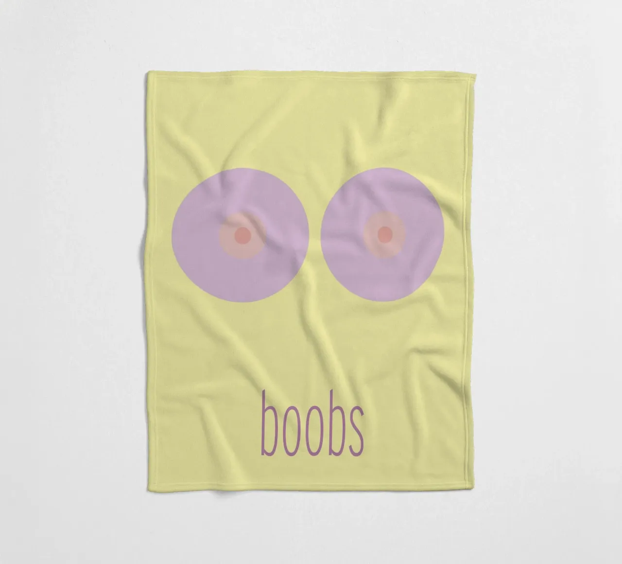 boobs Fleecedecke von FRICKE DESIGN