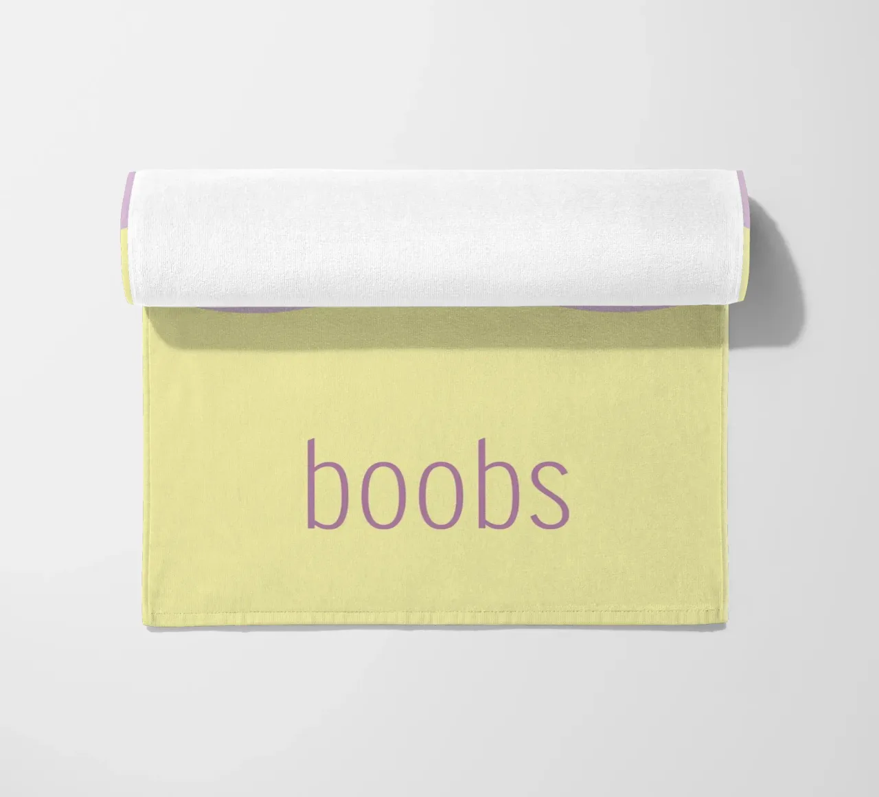 boobs beach towel by FRICKE DESIGN