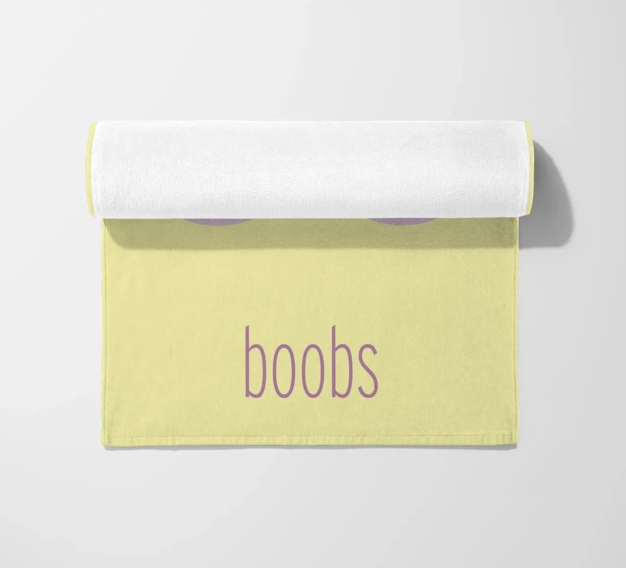 boobs beach towel by FRICKE DESIGN