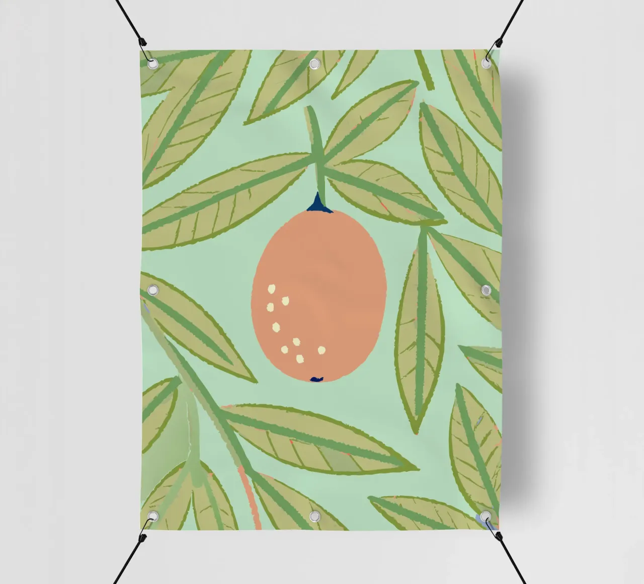 Frutti e foglie telo in pvc da TRENDY POSTER SHOP