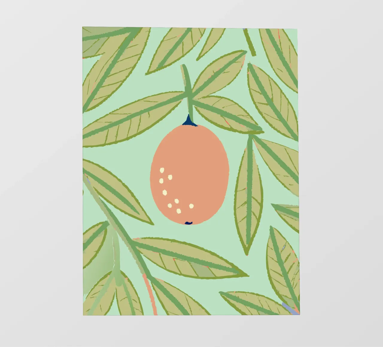 Frutti e foglie telo in pvc da TRENDY POSTER SHOP