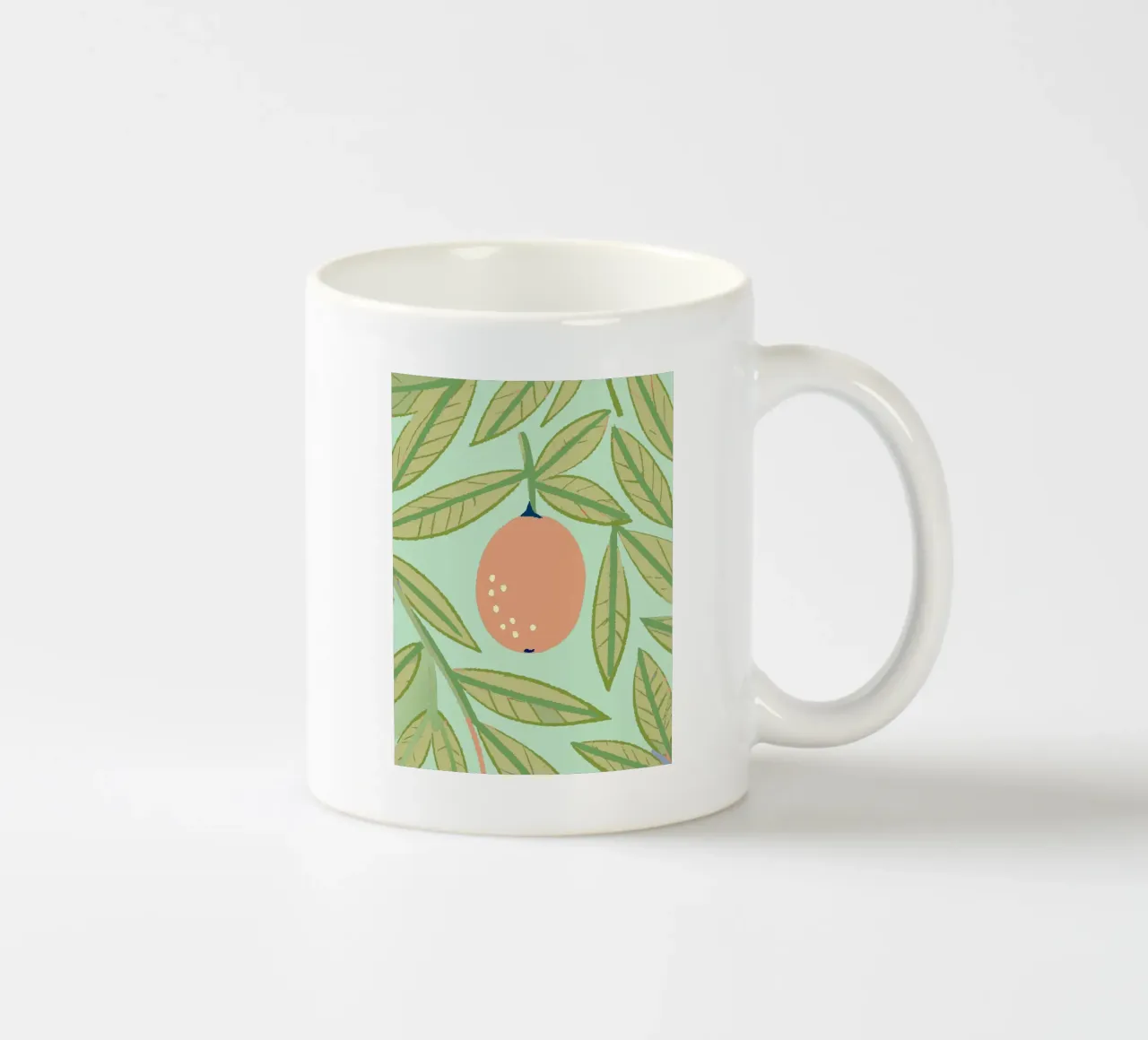 Frutti e foglie tazza in ceramica da TRENDY POSTER SHOP