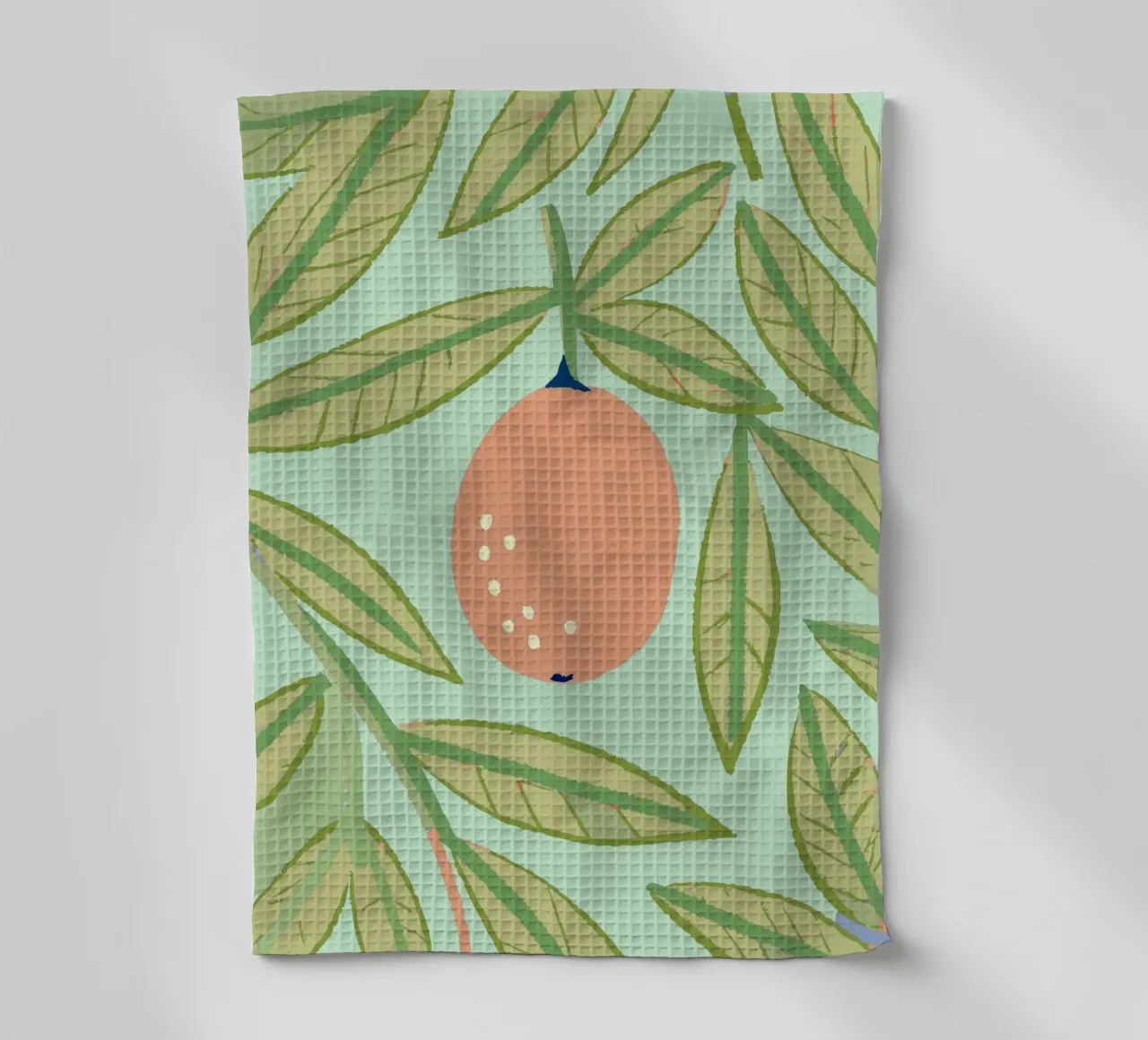 Frutti e foglie canovaccio da cucina da TRENDY POSTER SHOP