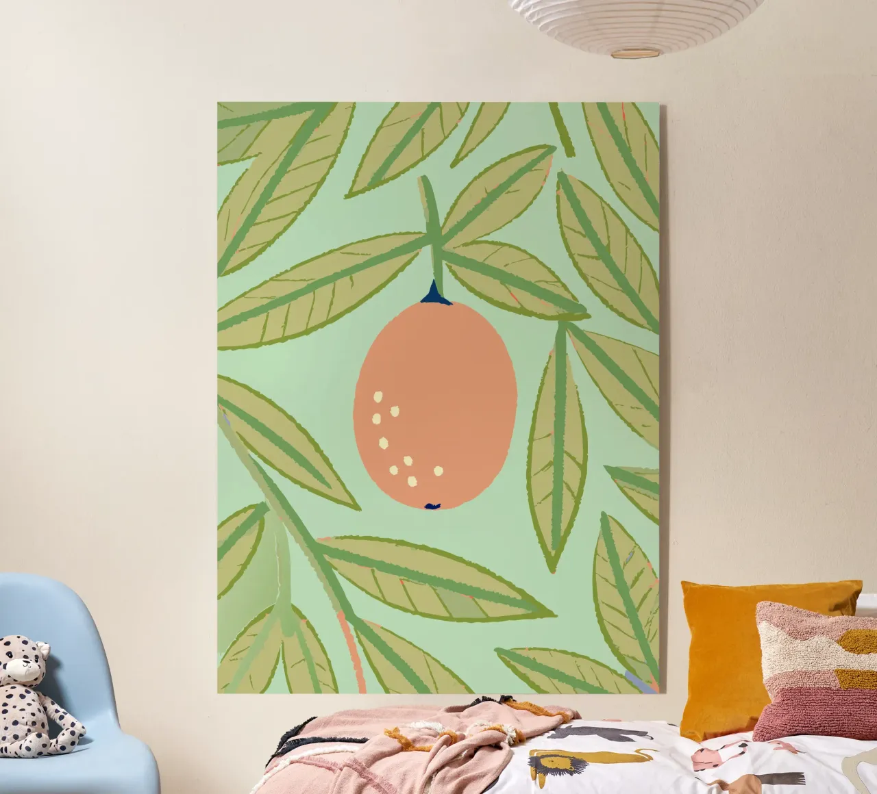 Fruit and Leaves acrylic glass by TRENDY POSTER SHOP