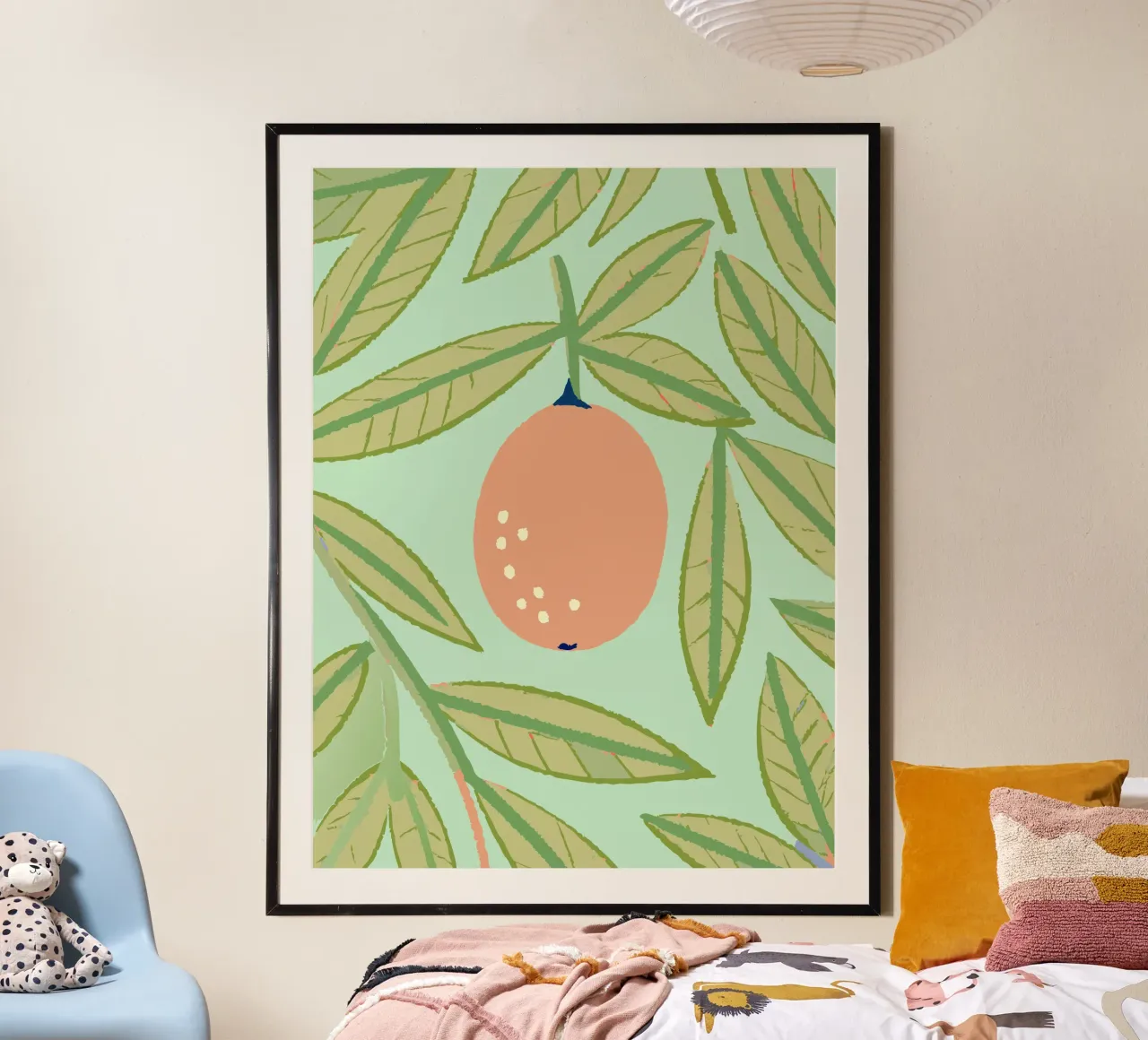 Frutti e foglie carta hahnemühle da TRENDY POSTER SHOP