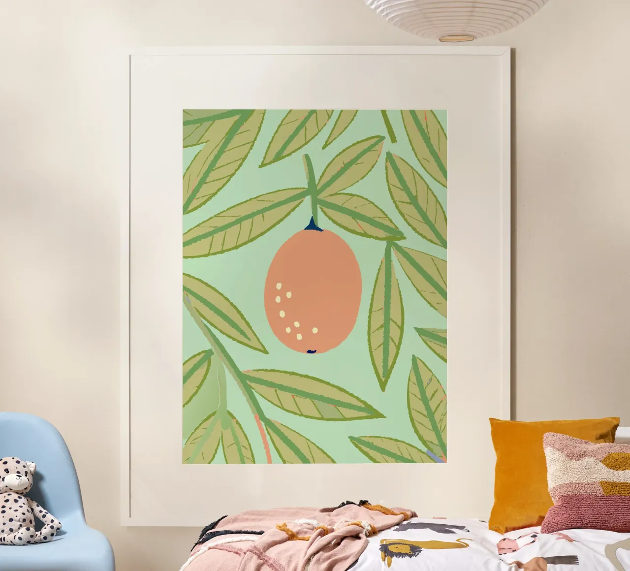 Frutti e foglie carta hahnemühle da TRENDY POSTER SHOP
