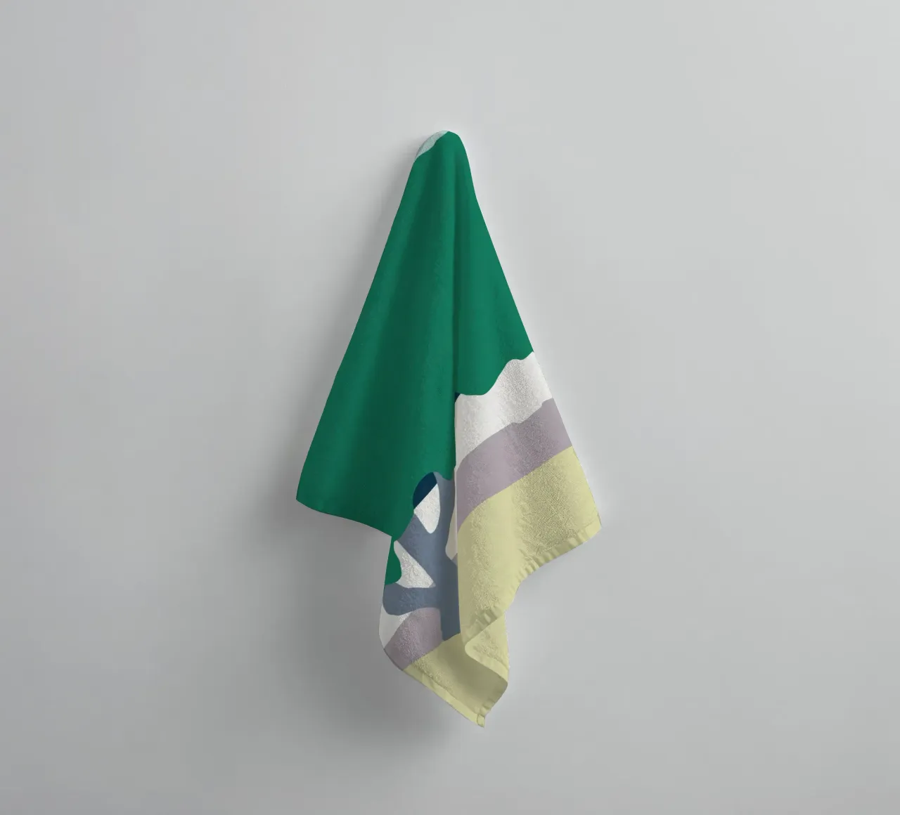 Cottage behind the trees towel by Little Dean