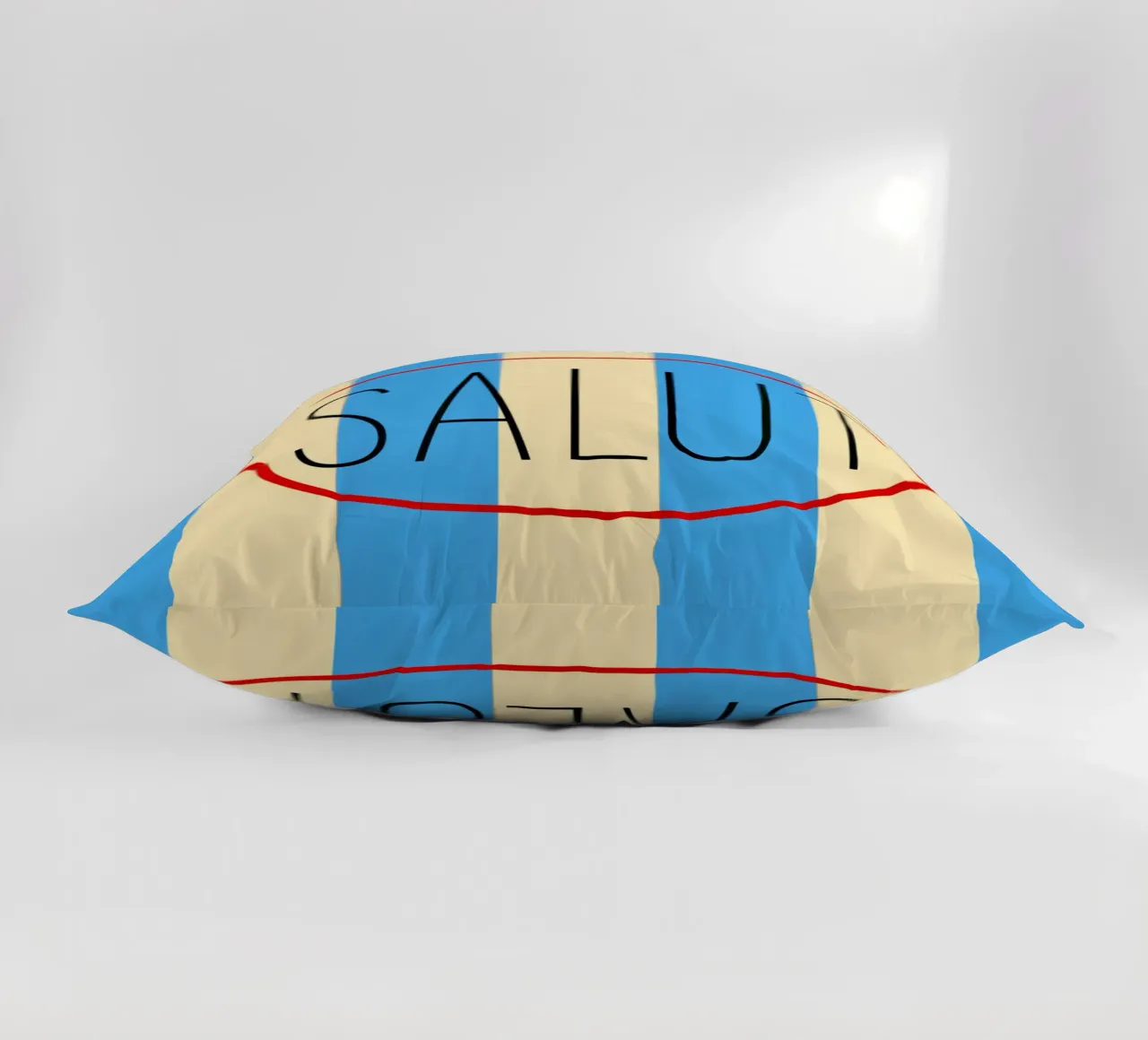 SALUT | Blockstreifen cuscino da FRICKE DESIGN