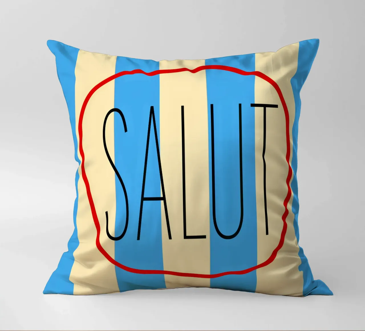 SALUT | Blockstreifen cuscino da FRICKE DESIGN