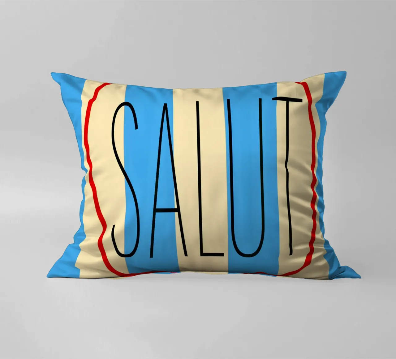 SALUT | Blockstreifen cuscino da FRICKE DESIGN