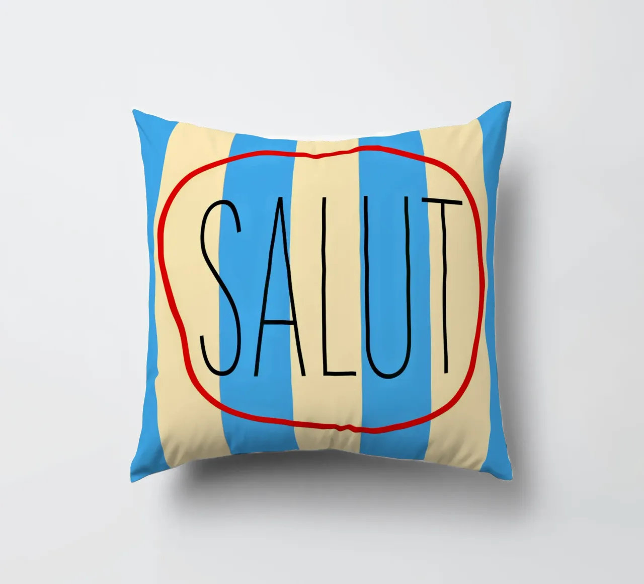 SALUT | Blockstreifen cuscino da FRICKE DESIGN