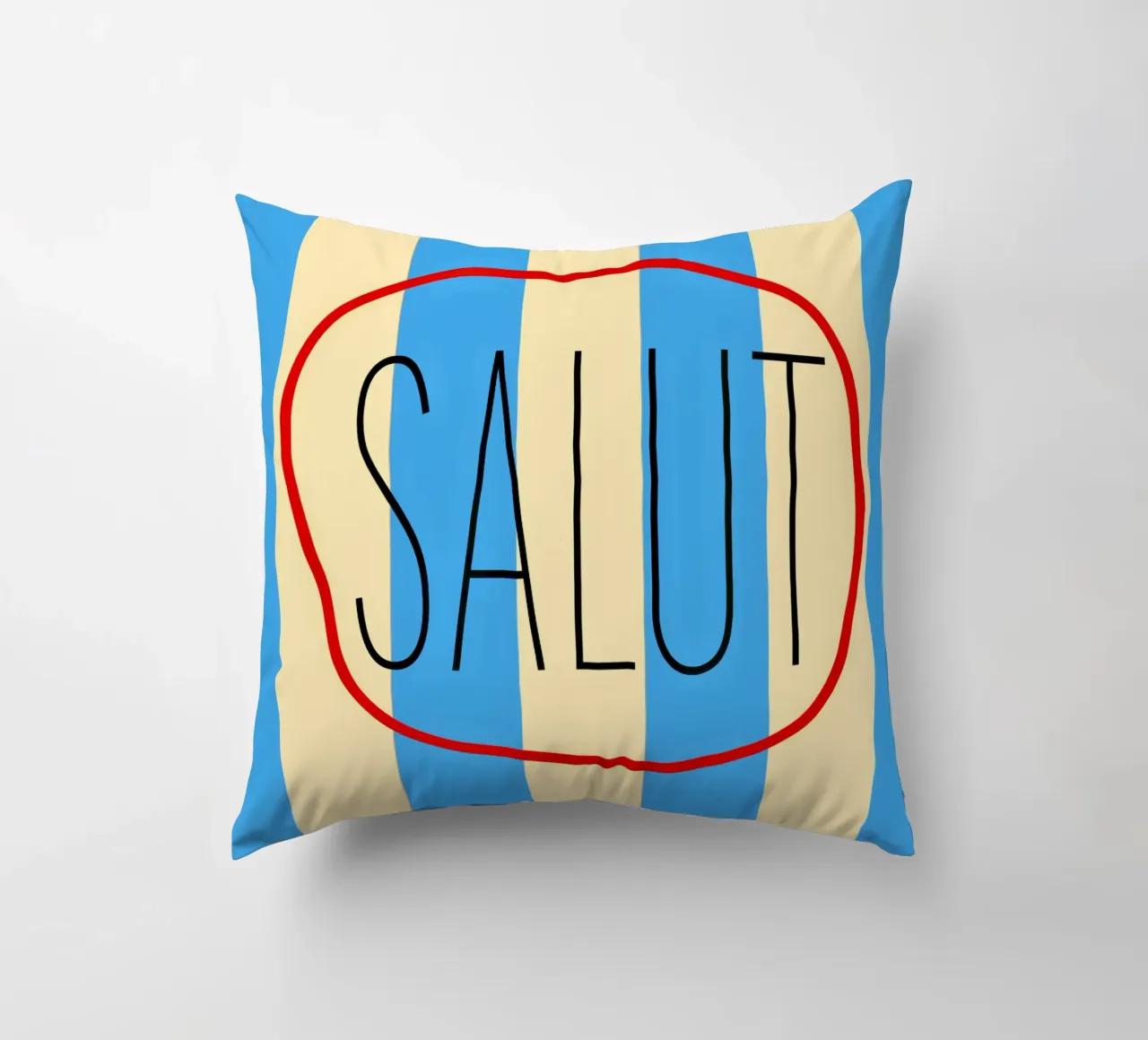 SALUT | Blockstreifen cuscino da FRICKE DESIGN