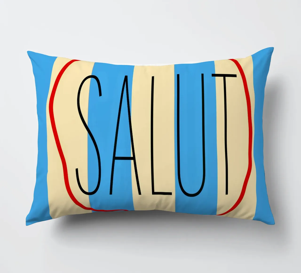 SALUT | Blockstreifen cuscino da FRICKE DESIGN