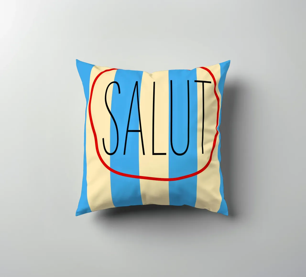 SALUT | Blockstreifen cuscino da FRICKE DESIGN