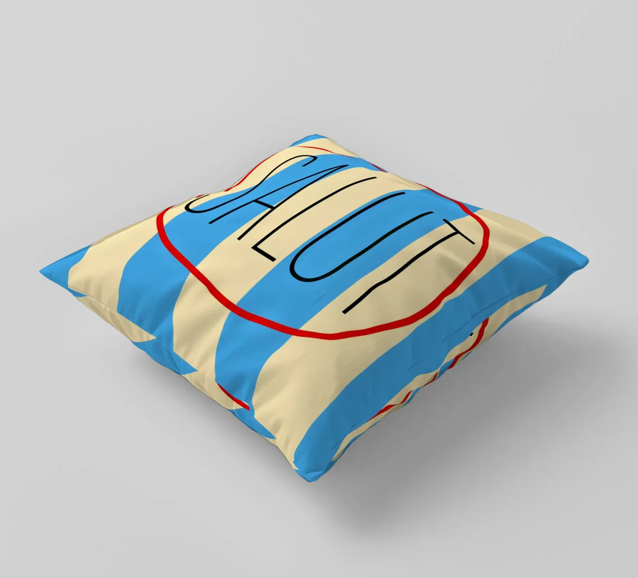 SALUT | Blockstreifen cuscino da FRICKE DESIGN