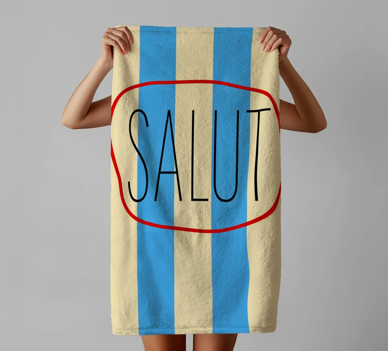 SALUT | Blockstreifen asciugamano da bagno da FRICKE DESIGN
