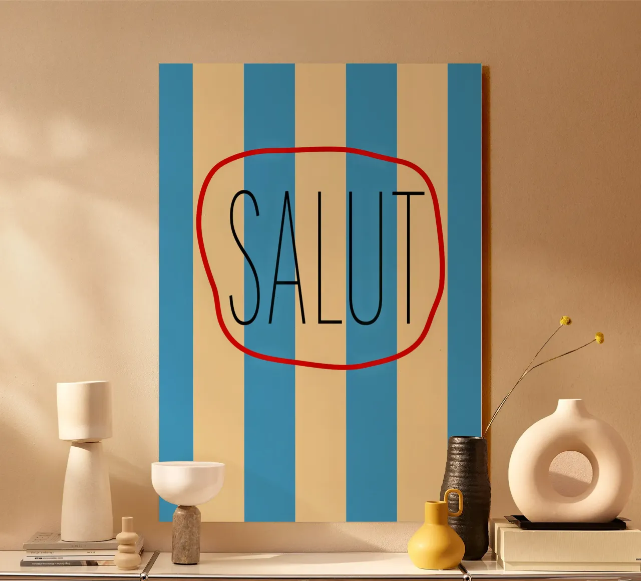SALUT | Blockstreifen alluminio dibond da FRICKE DESIGN