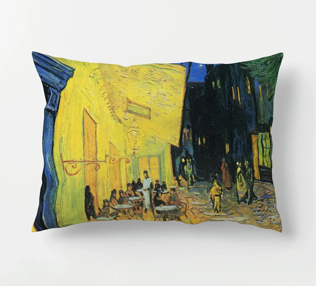 "Terrazza del caffè di notte" (1888) di Vincent van Gogh cuscino da Art History