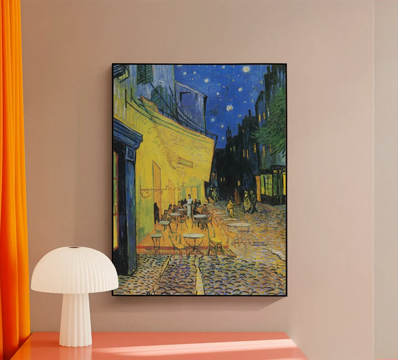 "Terrazza del caffè di notte" (1888) di Vincent van Gogh plexiglass da Art History