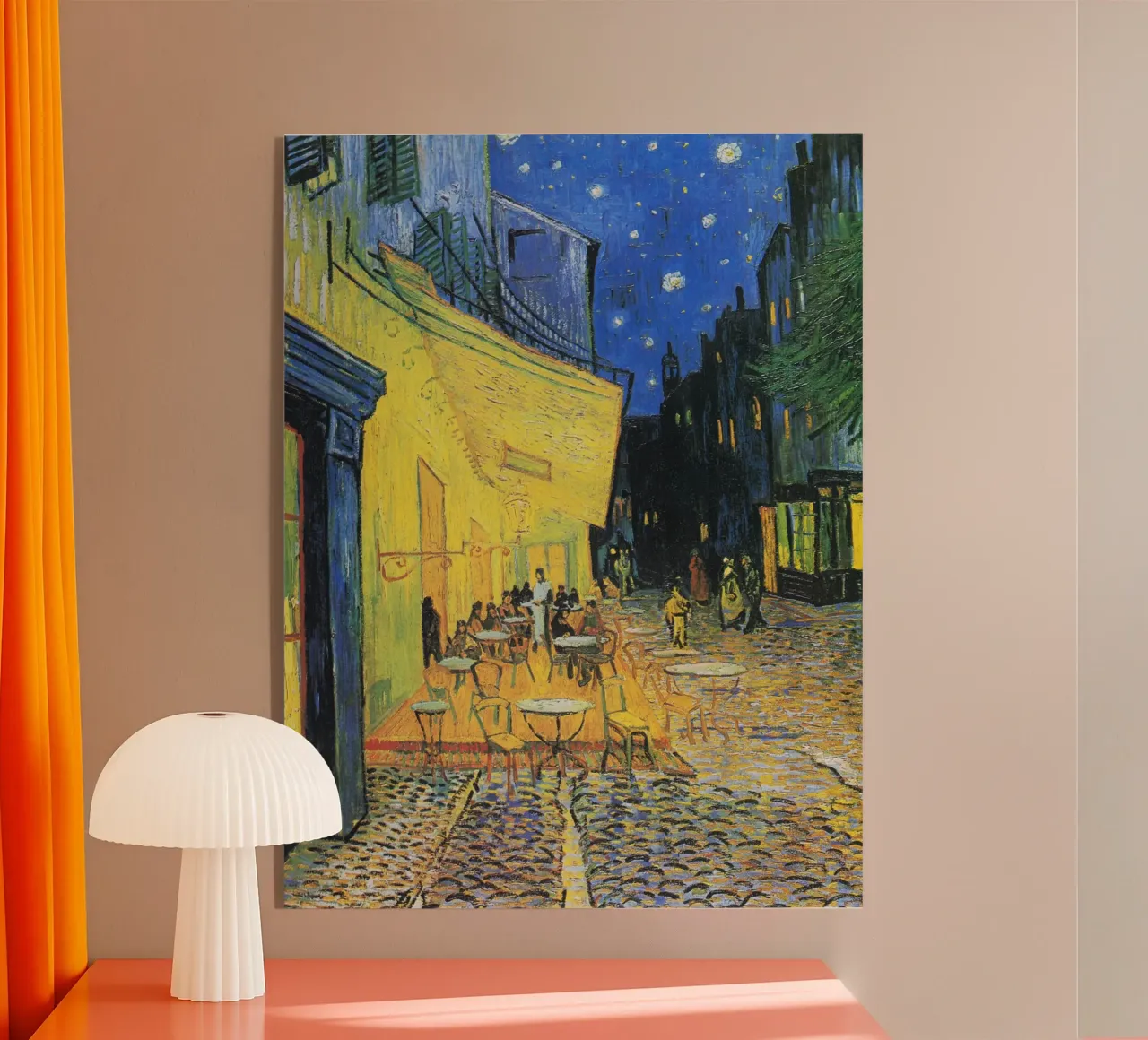 "Terrazza del caffè di notte" (1888) di Vincent van Gogh plexiglass da Art History
