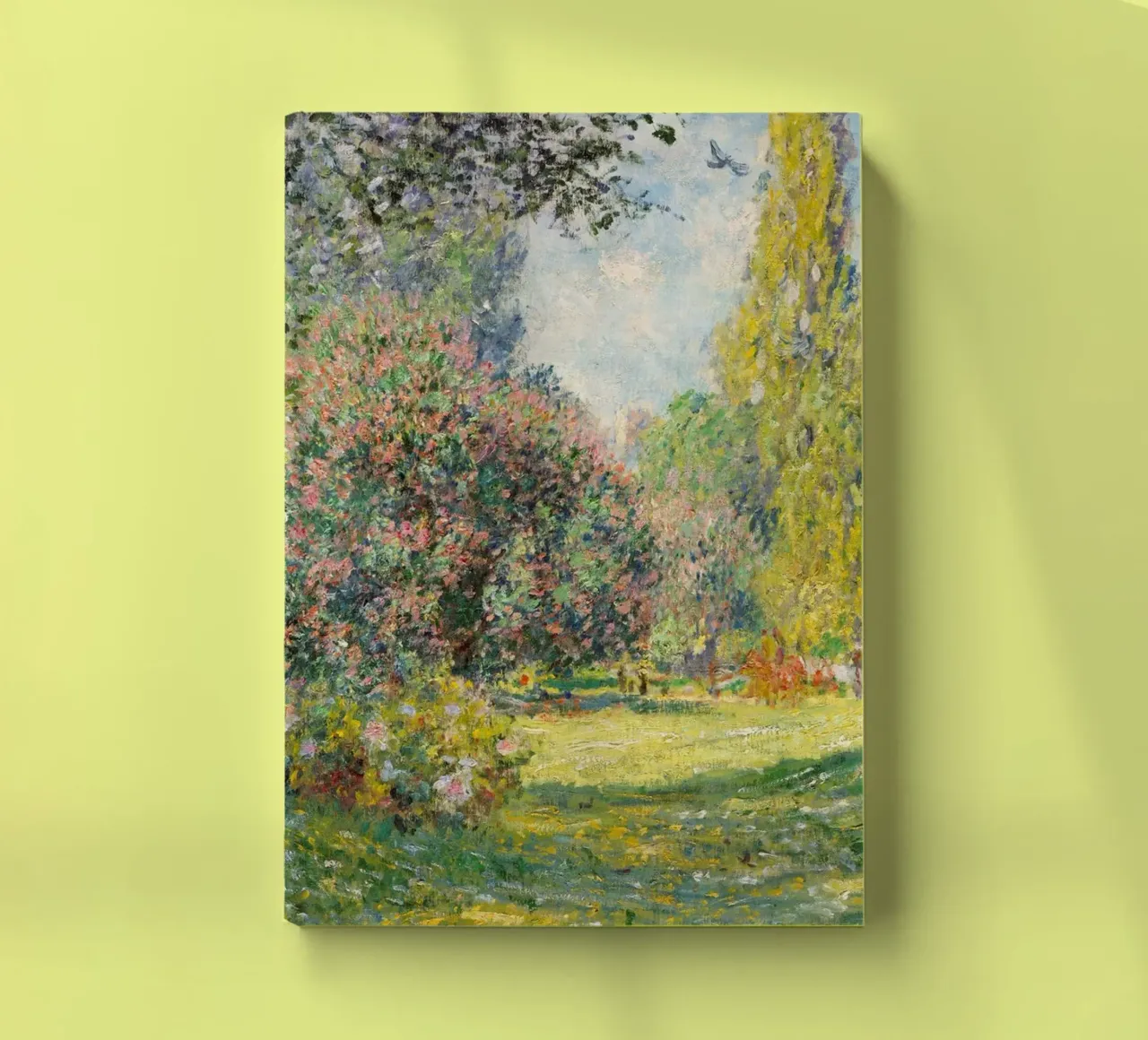 The Parc Monceau (1876) by Claude Monet notebook by Classic Art Prints