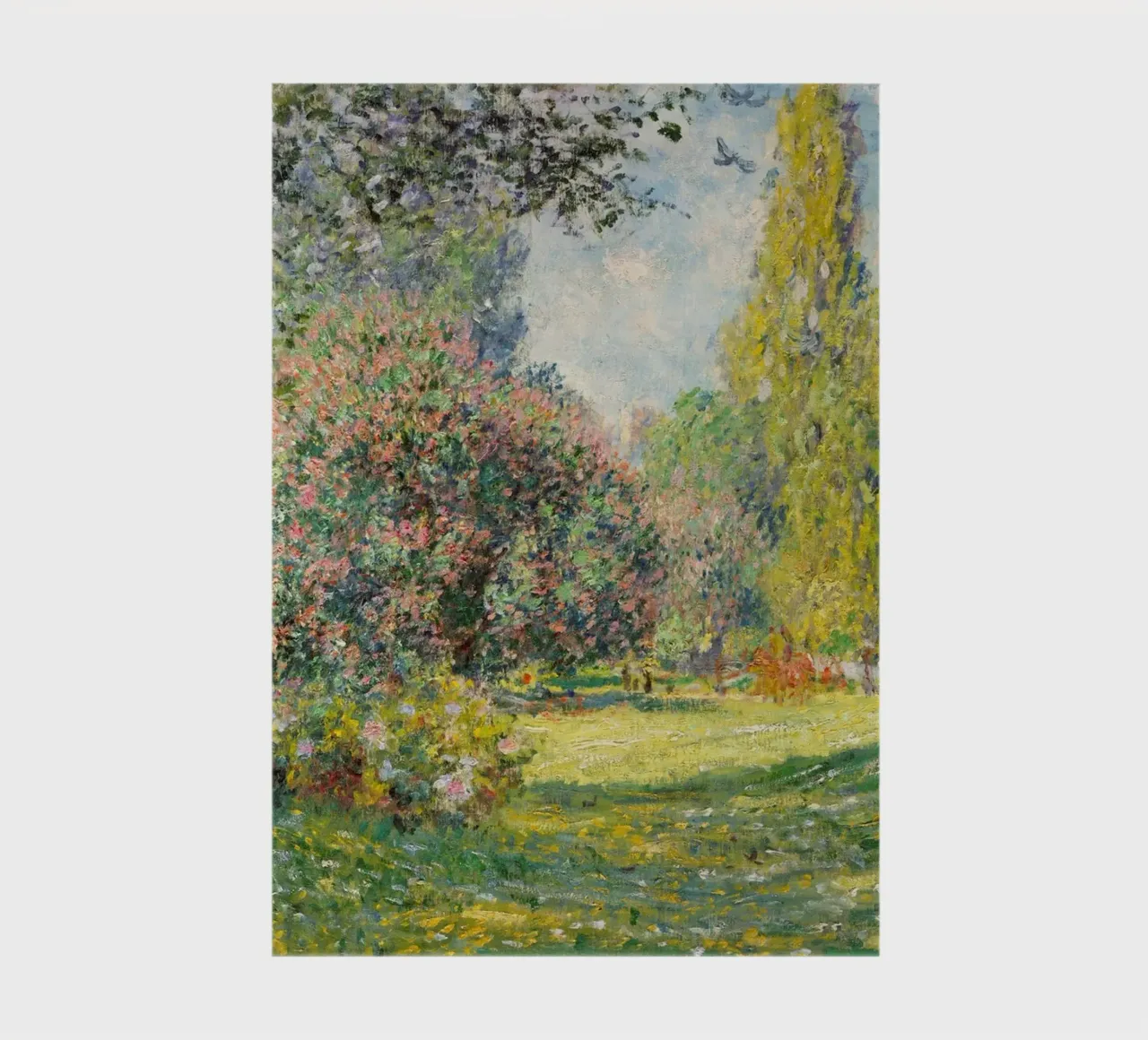 The Parc Monceau (1876) by Claude Monet notebook by Classic Art Prints