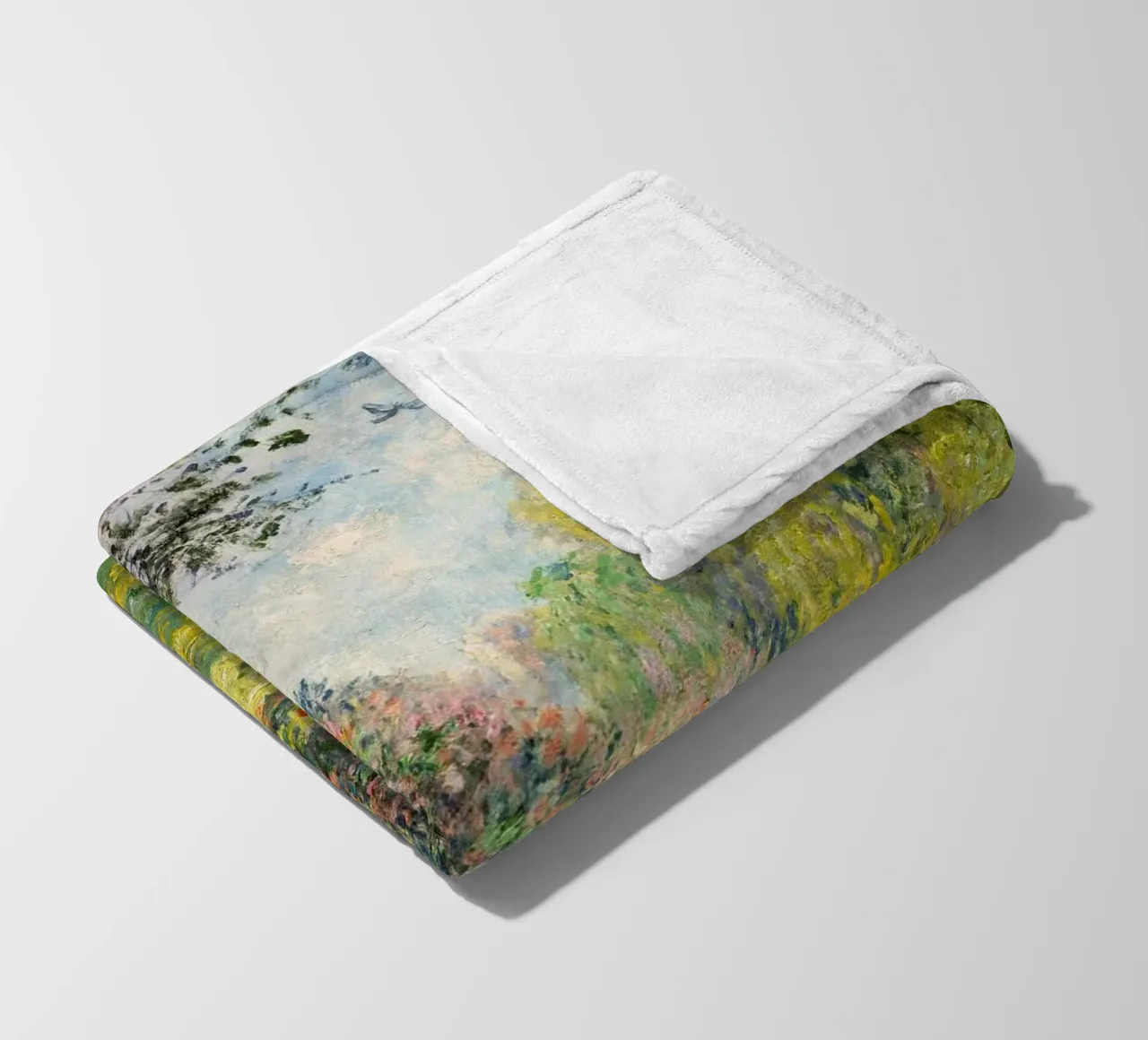 "Der Parc Monceau" (1876) von Claude Monet Fleecedecke von Art History