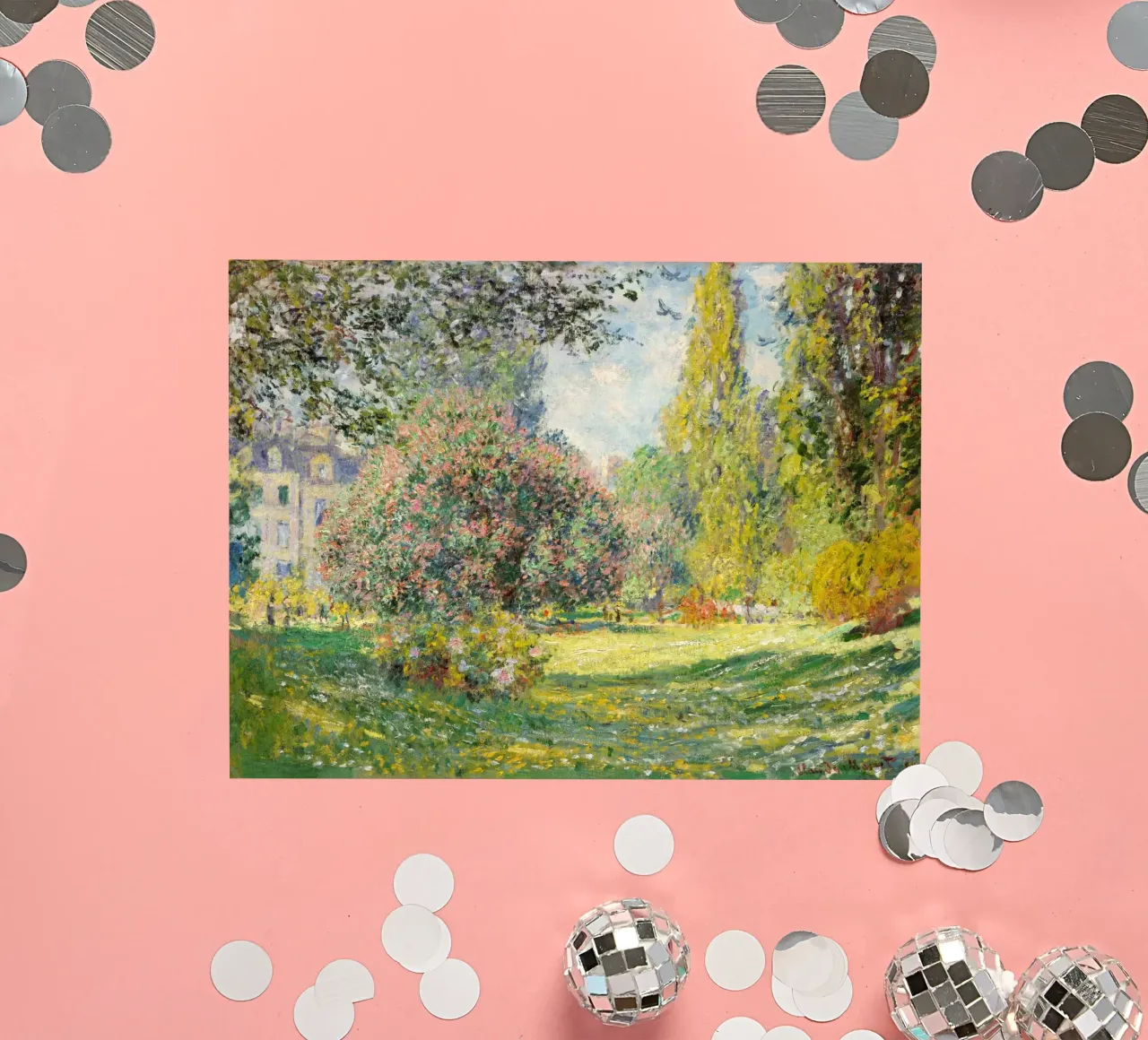 “The Parc Monceau” (1876) by Claude Monet sticker by Art History