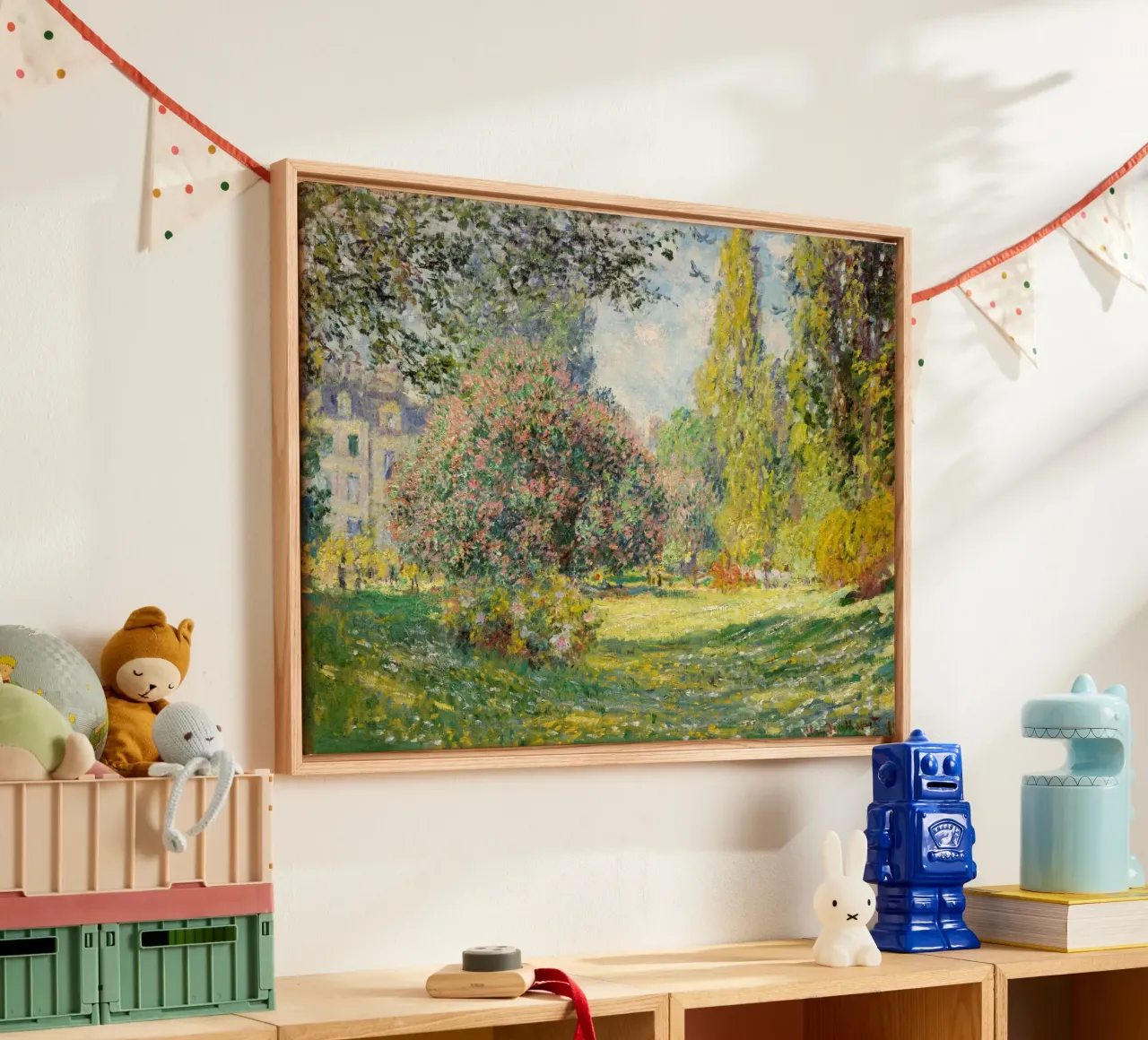 “The Parc Monceau” (1876) by Claude Monet acrylic glass by Art History