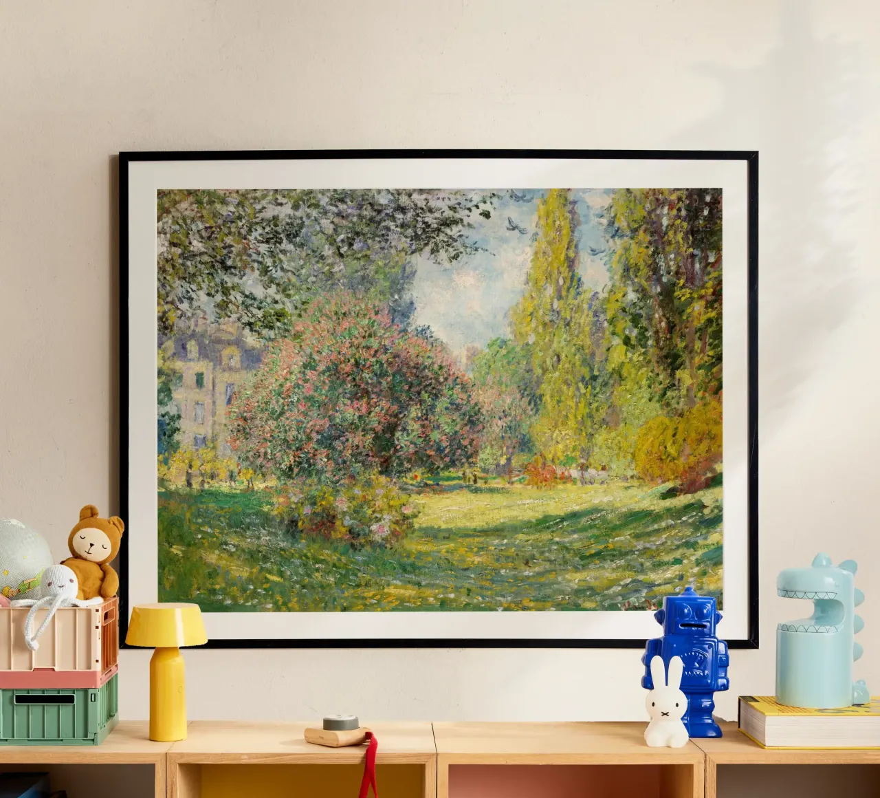"Der Parc Monceau" (1876) von Claude Monet Hahnemühle von Art History