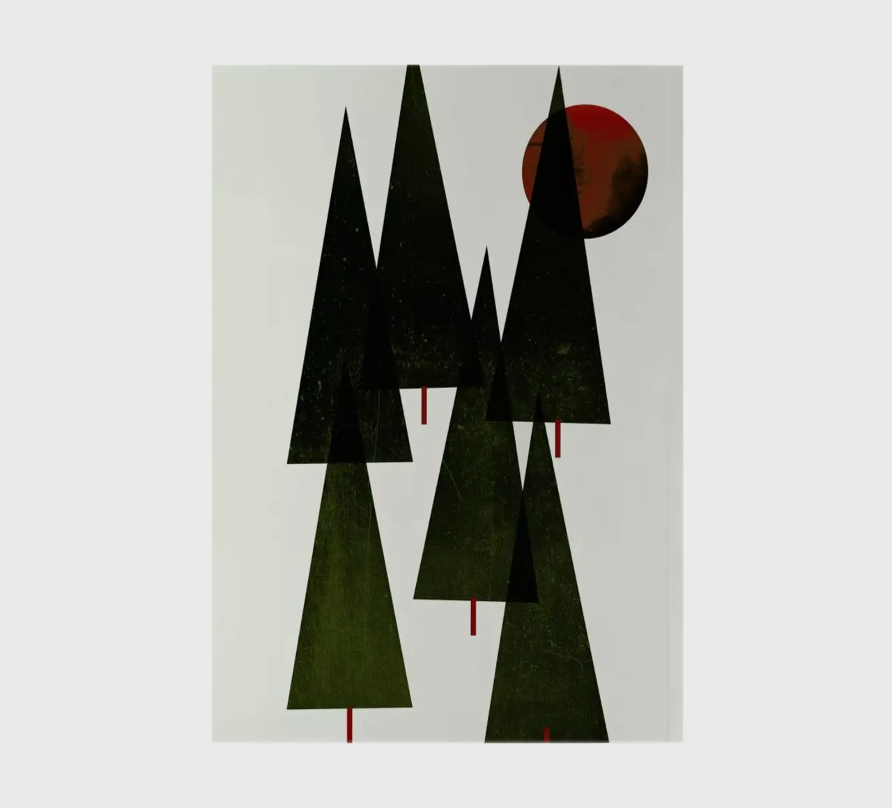 Little Christmas Forrest notebook by Kubistika