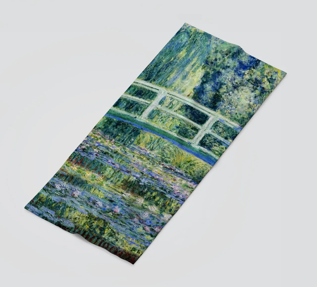Ninfee e ponte giapponese" (1899) di Claude Monet telo mare da Art History