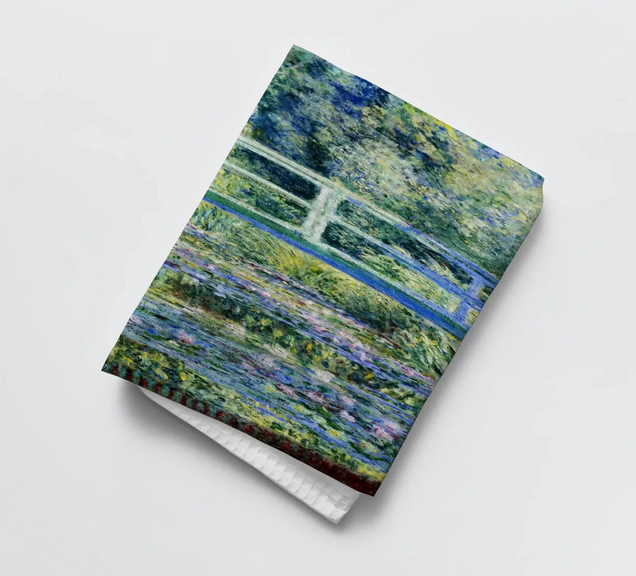 Ninfee e ponte giapponese" (1899) di Claude Monet canovaccio da cucina da Art History