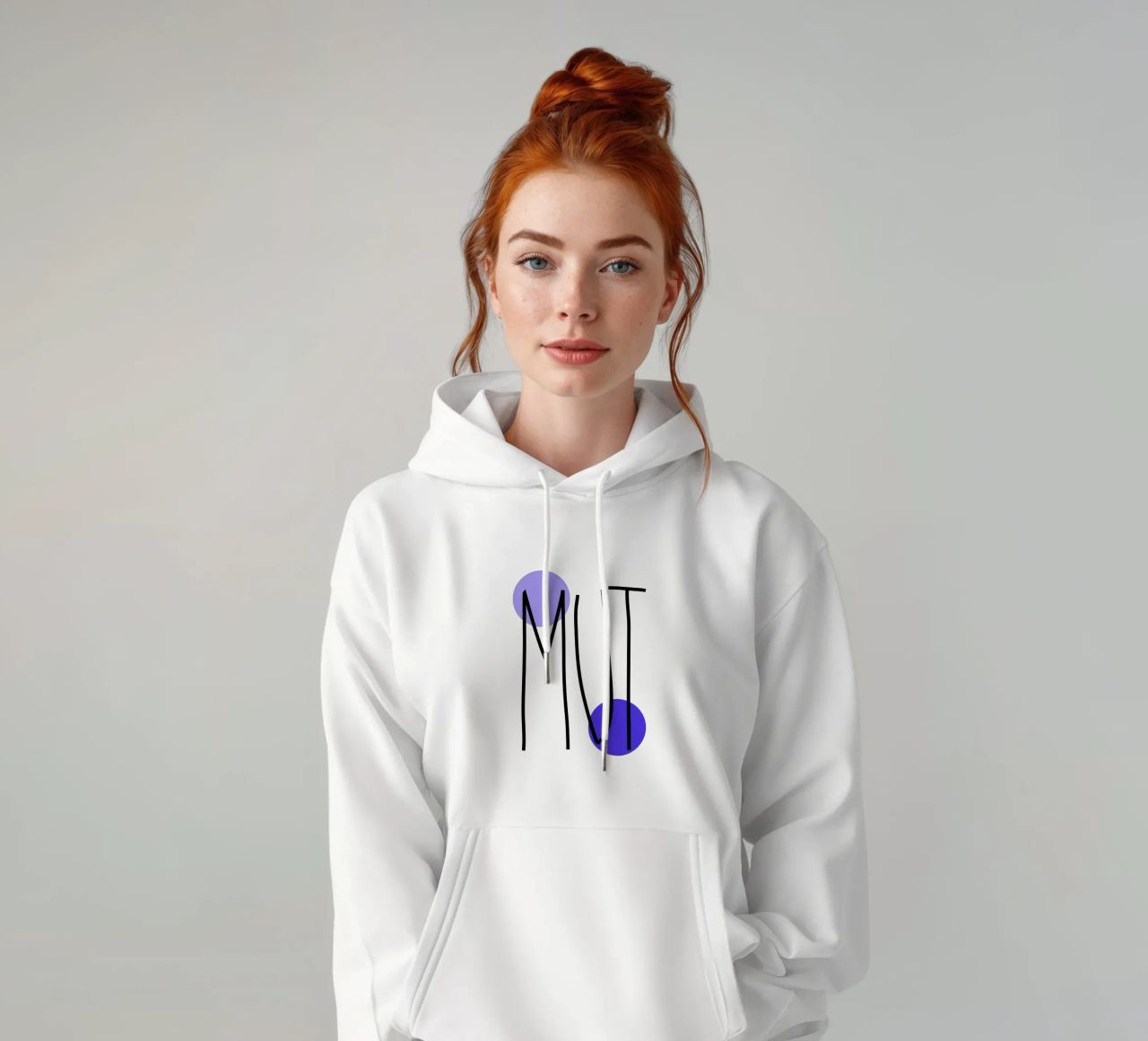 MUT. (mehrere Varianten verfügbar) felpa con cappuccio da FRICKE DESIGN