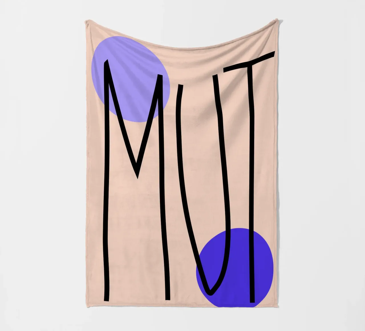 MUT Fleecedecke von FRICKE DESIGN