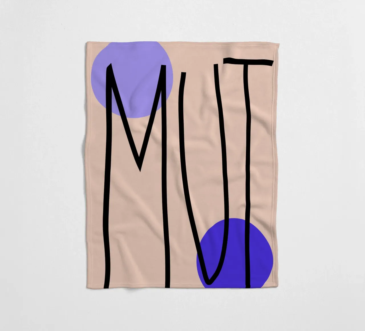 MUT Fleecedecke von FRICKE DESIGN