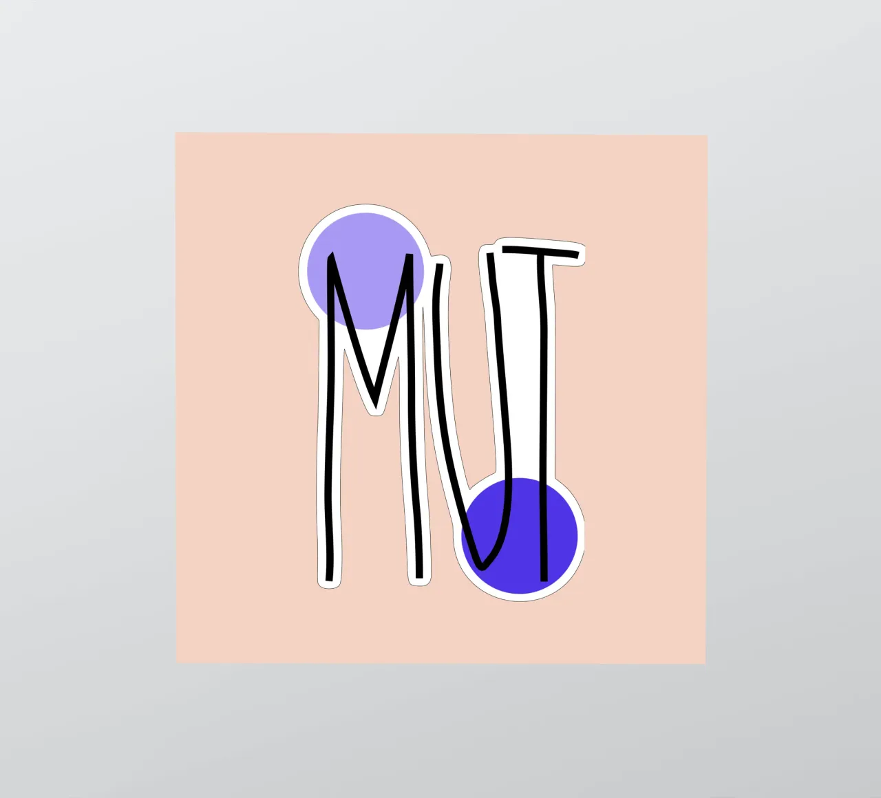 MUT sticker by FRICKE DESIGN