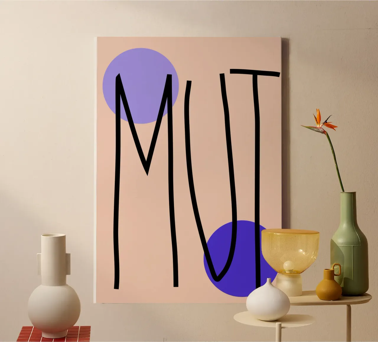 MUT canvas by FRICKE DESIGN
