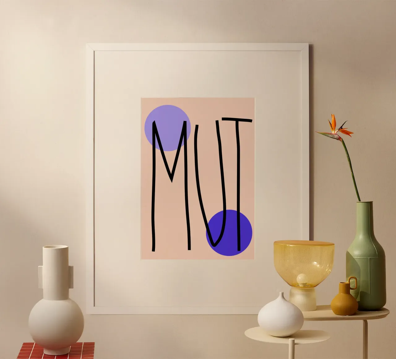 MUT Poster von FRICKE DESIGN