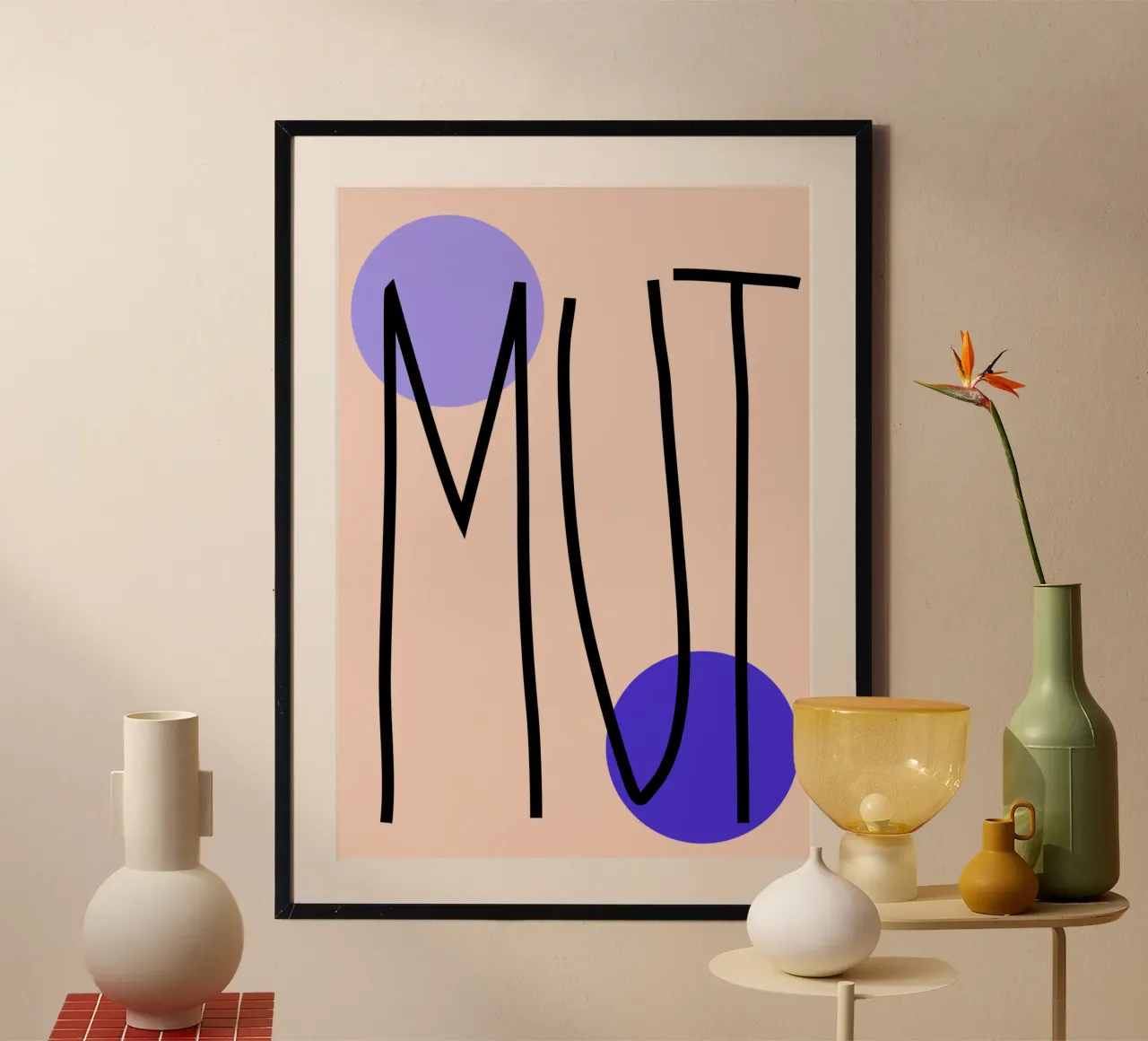 MUT Poster von FRICKE DESIGN