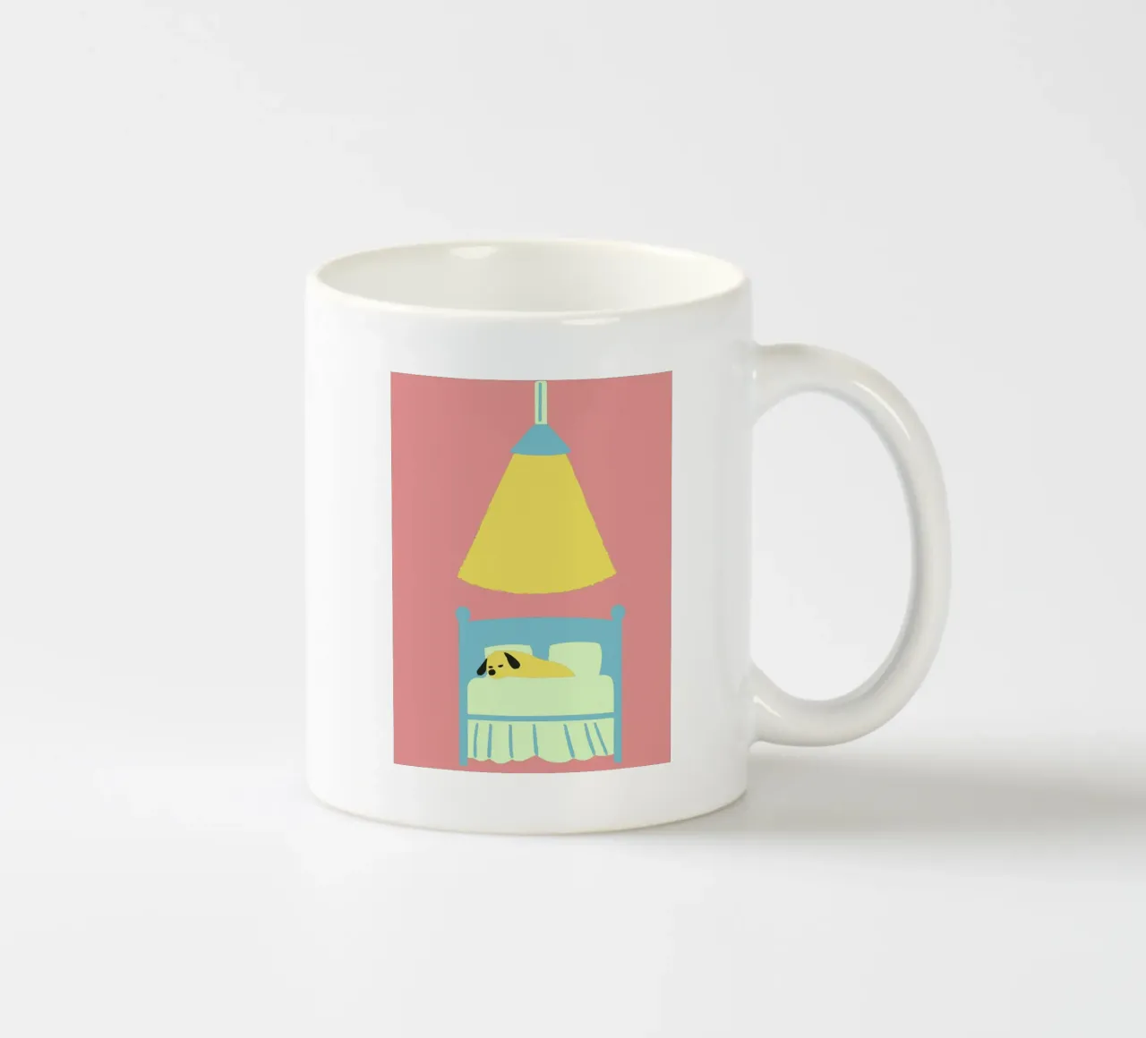 Cane che dorme tazza in ceramica da TRENDY POSTER SHOP