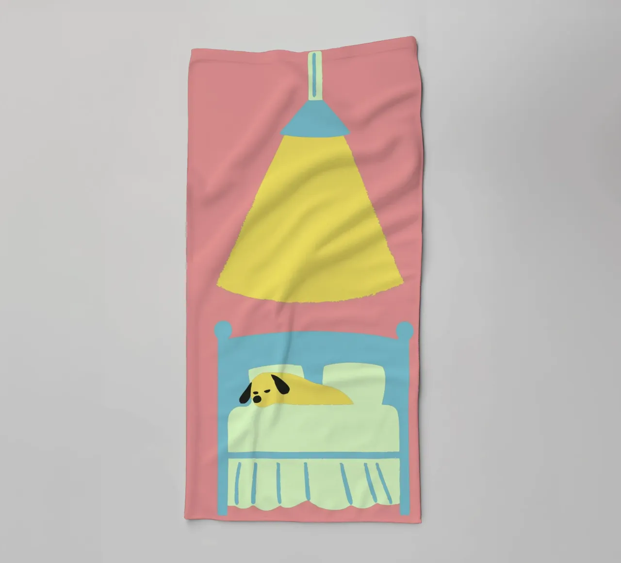 Cane che dorme asciugamano da bagno da TRENDY POSTER SHOP