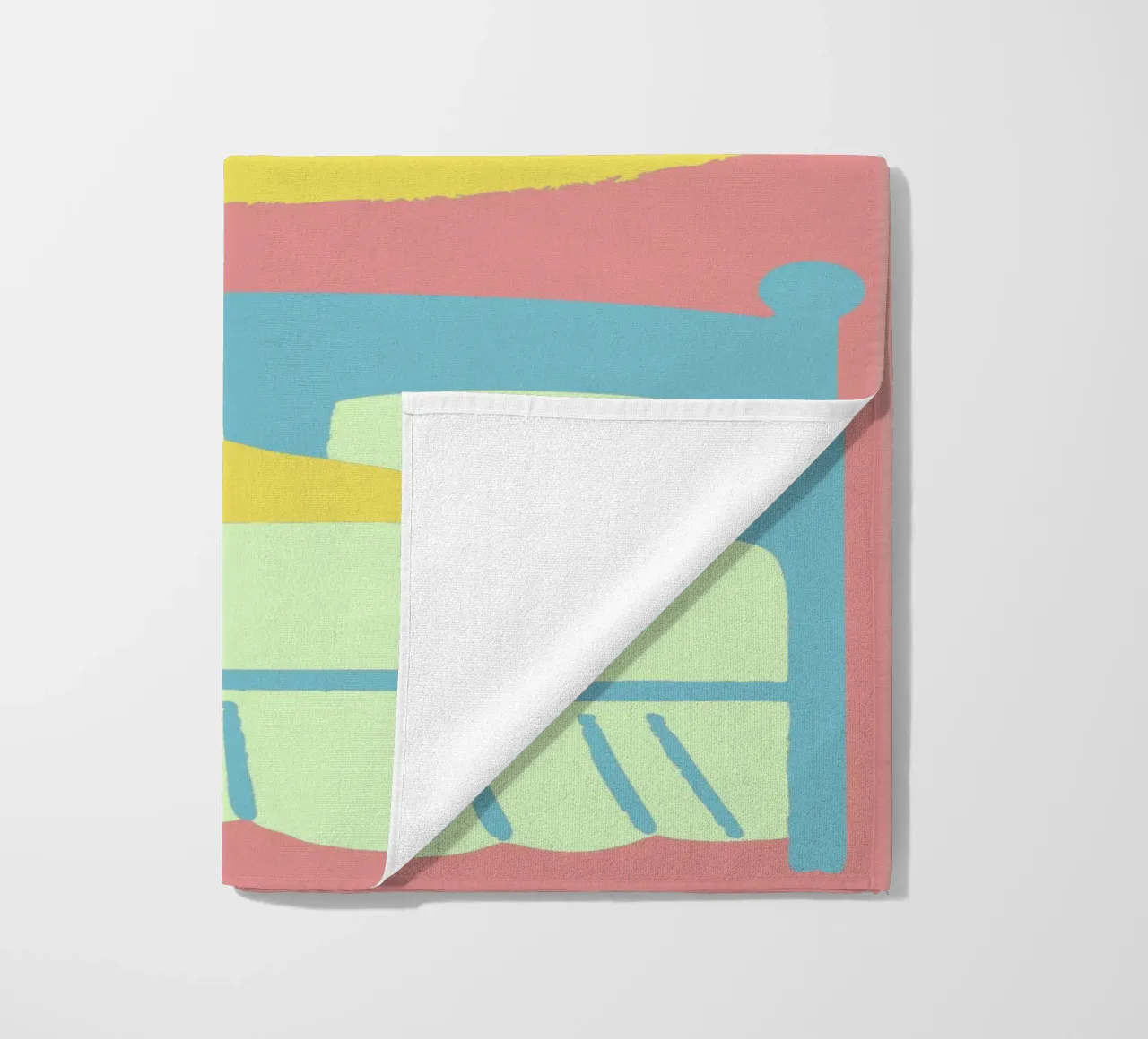 Cane che dorme telo mare da TRENDY POSTER SHOP