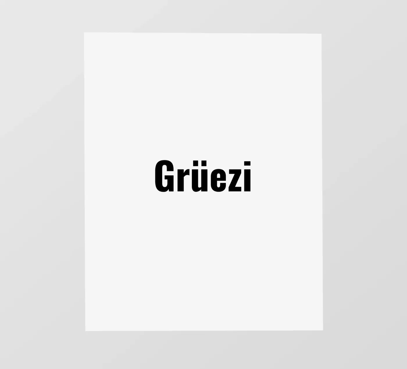 Hello. Hello fotobehang van LucernePictures