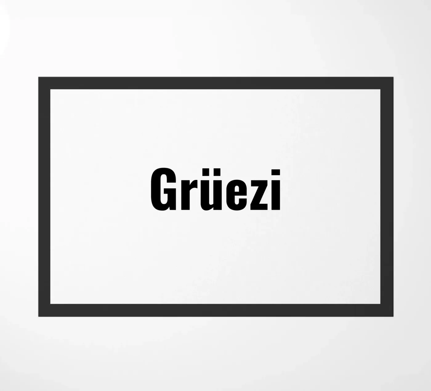 Hallo. Hallo deurmat van LucernePictures