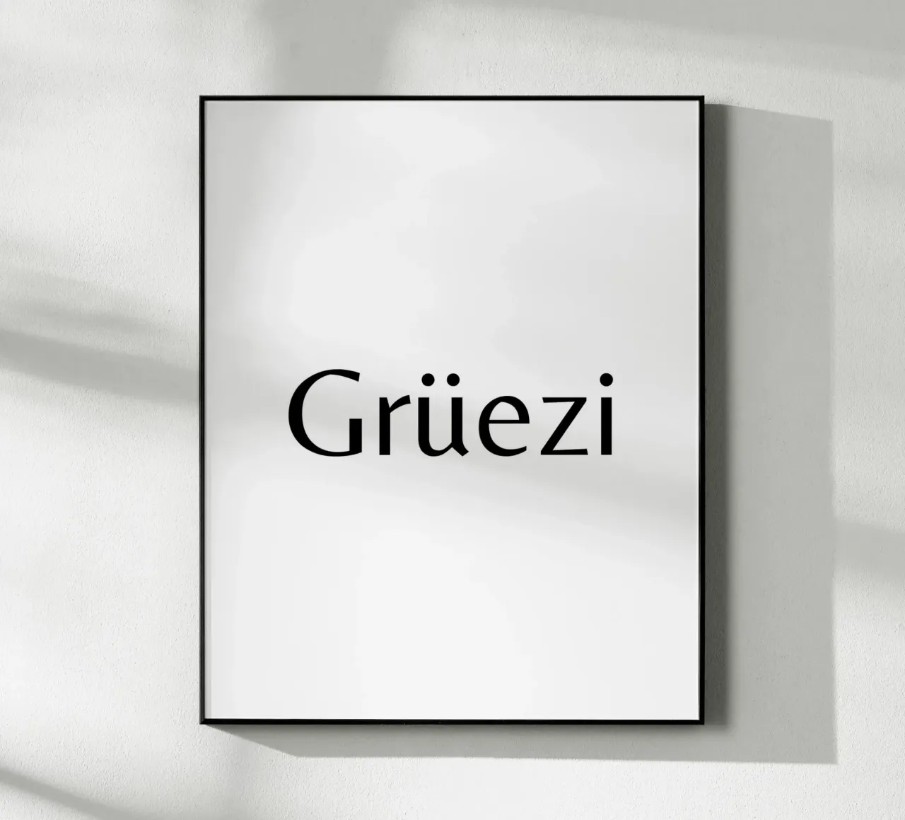 Hallo. Hallo acryl van LucernePictures