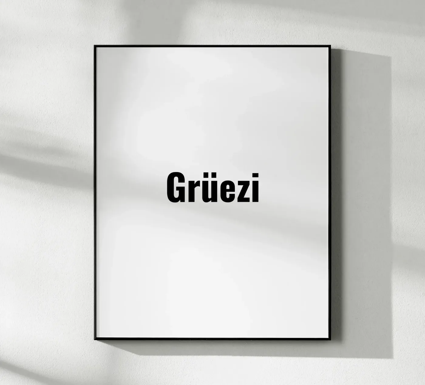 Hello. Hello Acryl-Glas von LucernePictures