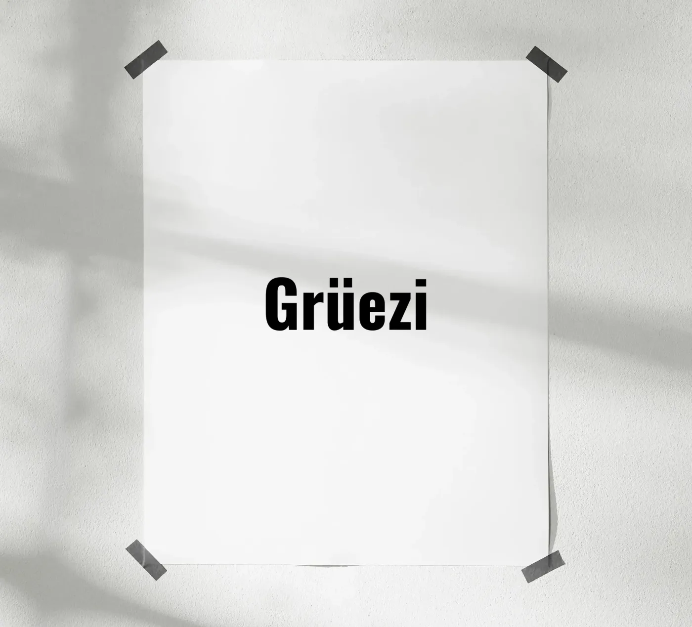 Hello. Hello Poster von LucernePictures