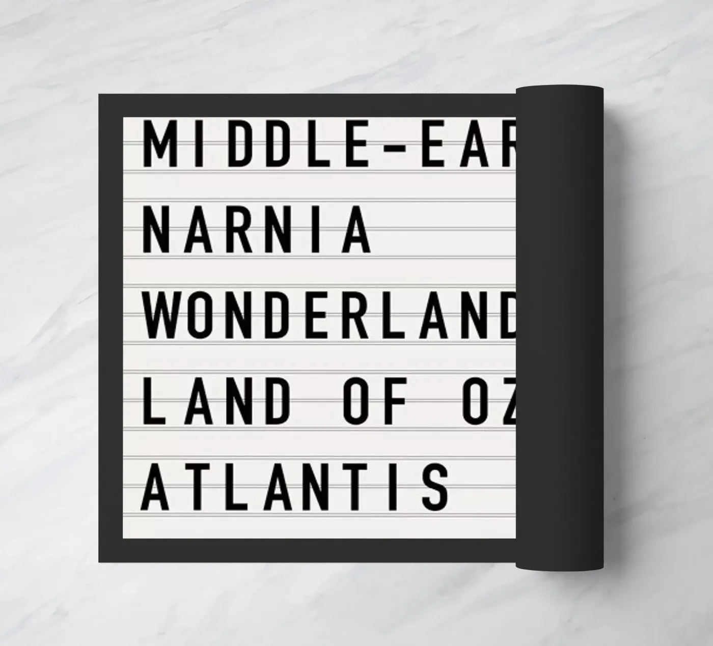 Fantasy Destinations 2 deurmat van daylight design studio