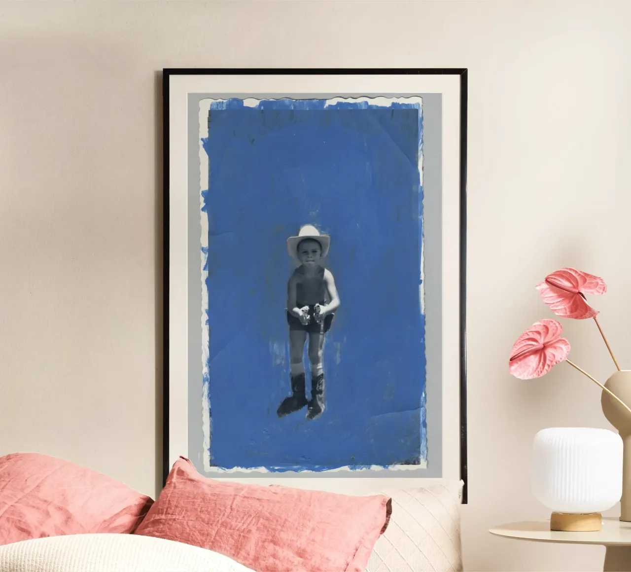 the kid poster with aluminum frame by vintageshop